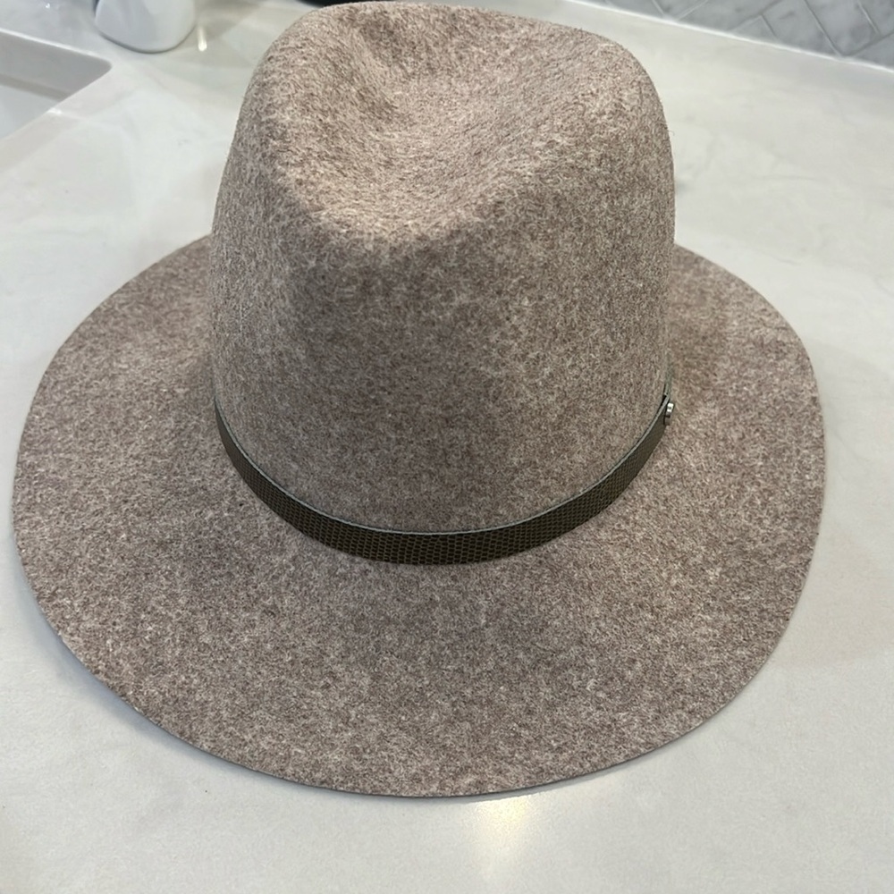 NWT Sz M rag & bone floppy wool fedora in natural melange